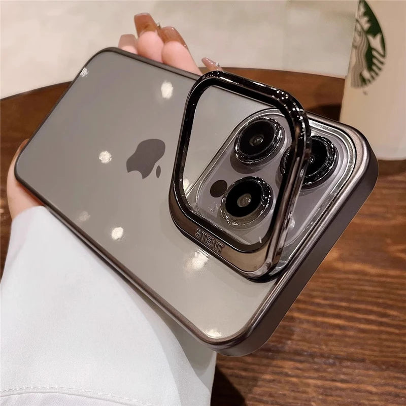 Foldable glass lens clear shockproof case - product image