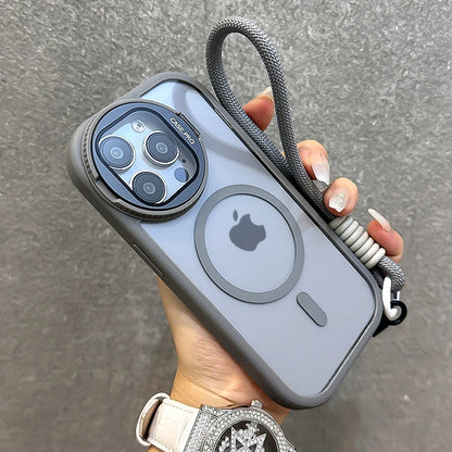 Foldable glass lens magnetic transparent case - product image