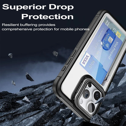 Folding lens stand card holder wallet case - product image