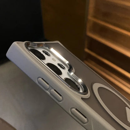 Folding stand holder matte magnetic wireless charge case samsung - product image