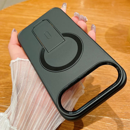 Folding stand magnetic matte wireless charging case - product image