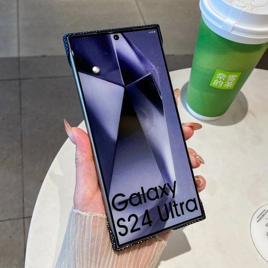 Frameless carbon fiber magnetic wireless charging hard pc case samsung - product image