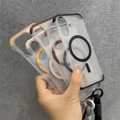 Frameless magnetic matte case wrist strap - product image