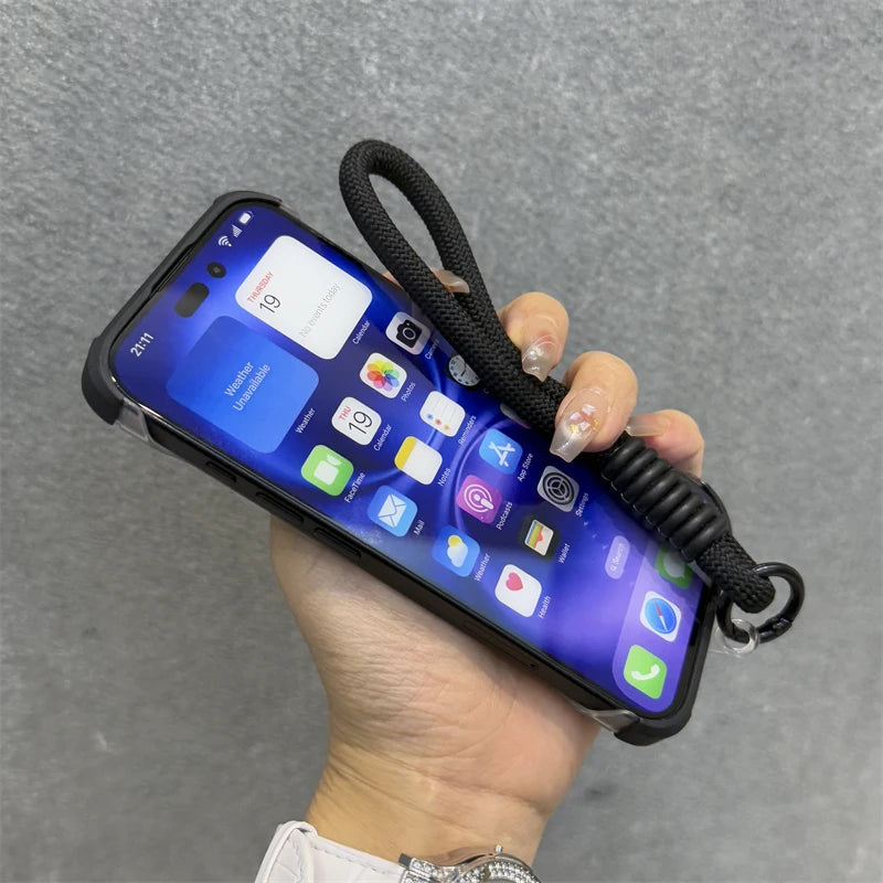 Frameless magnetic matte case wrist strap - product image