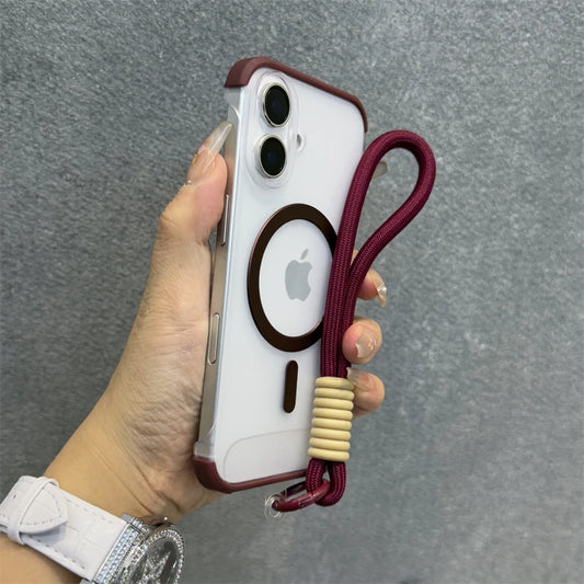 Frameless magnetic matte case wrist strap - product image