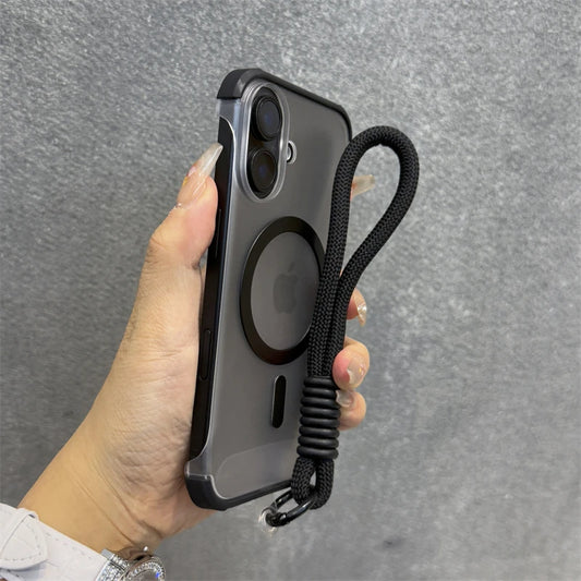 Frameless magnetic matte case wrist strap - product image