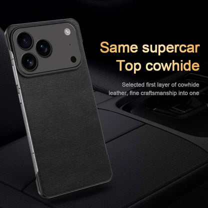 Frameless matte leather heat dissipation case - product image