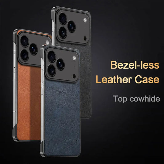 Frameless matte leather heat dissipation case - product image