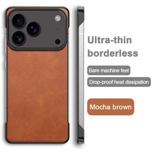 Frameless matte leather heat dissipation case - product image