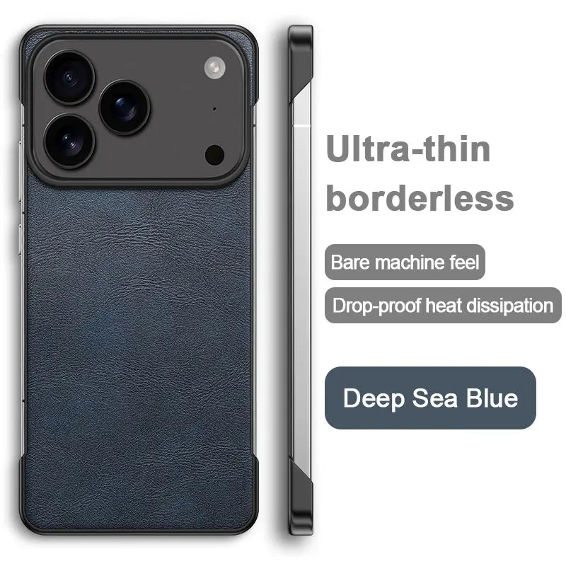 Frameless matte leather heat dissipation case - product image