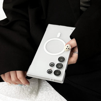 Frameless matte magnetic shockproof case with camera protection - product image