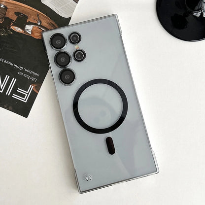 Frameless matte magnetic shockproof case with camera protection - product image