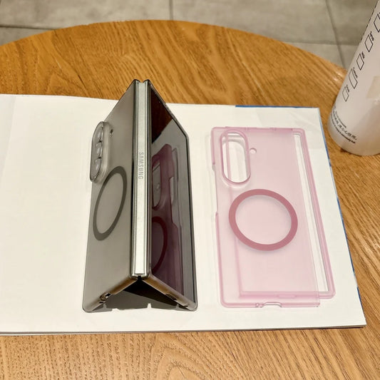 Frosted magnetic wireless charging shockproof case samsung z fold - product image