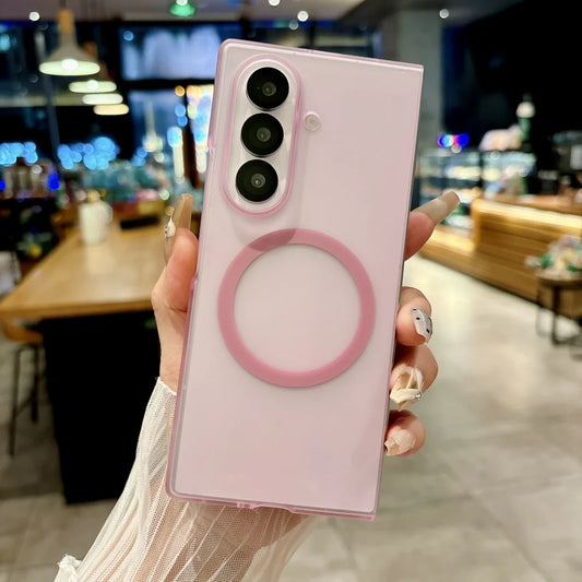 Frosted magnetic wireless charging shockproof case samsung z fold - product image