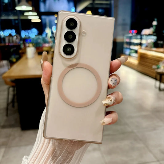 Frosted magnetic wireless charging shockproof case samsung z fold - product image