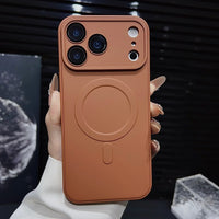 Full Camera Lens Protection Matte Soft Magnetic Case iPhone