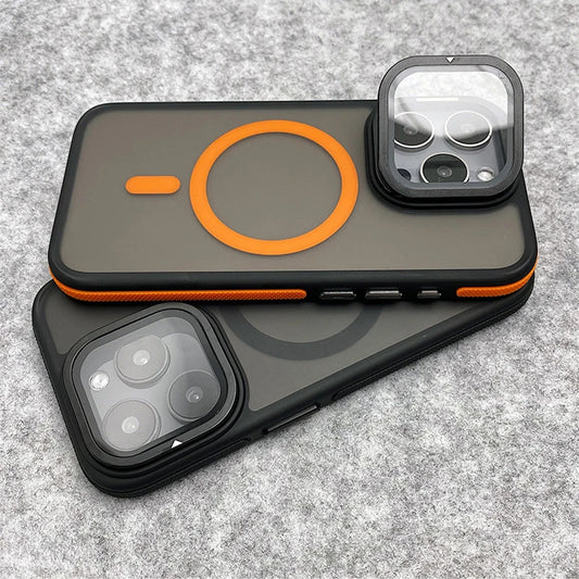 Glass lens protection stand magnetic case - product image