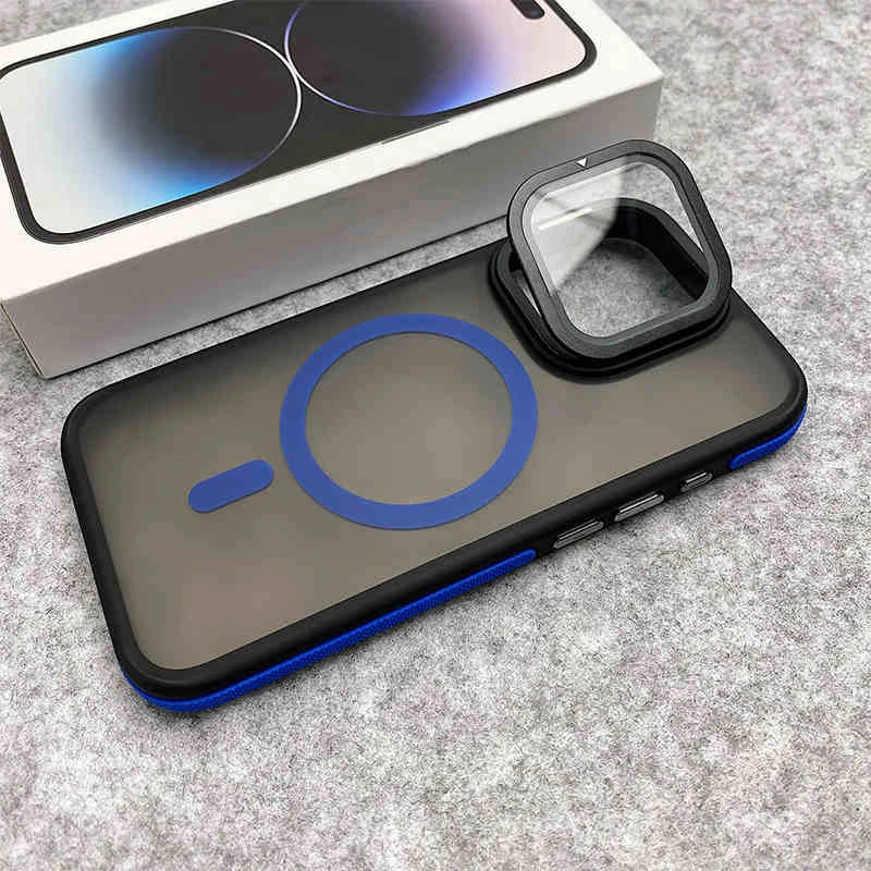 Glass lens protection stand magnetic case - product image