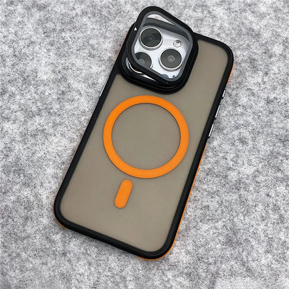 Glass lens protection stand magnetic case - product image