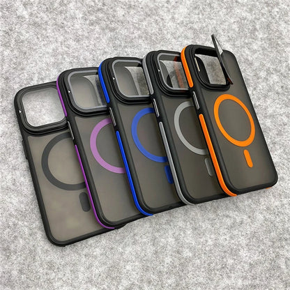 Glass lens protection stand magnetic case - product image