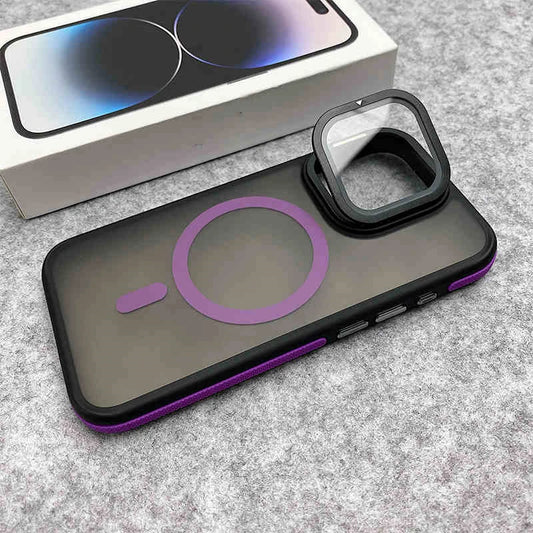 Glass lens protection stand magnetic case - product image