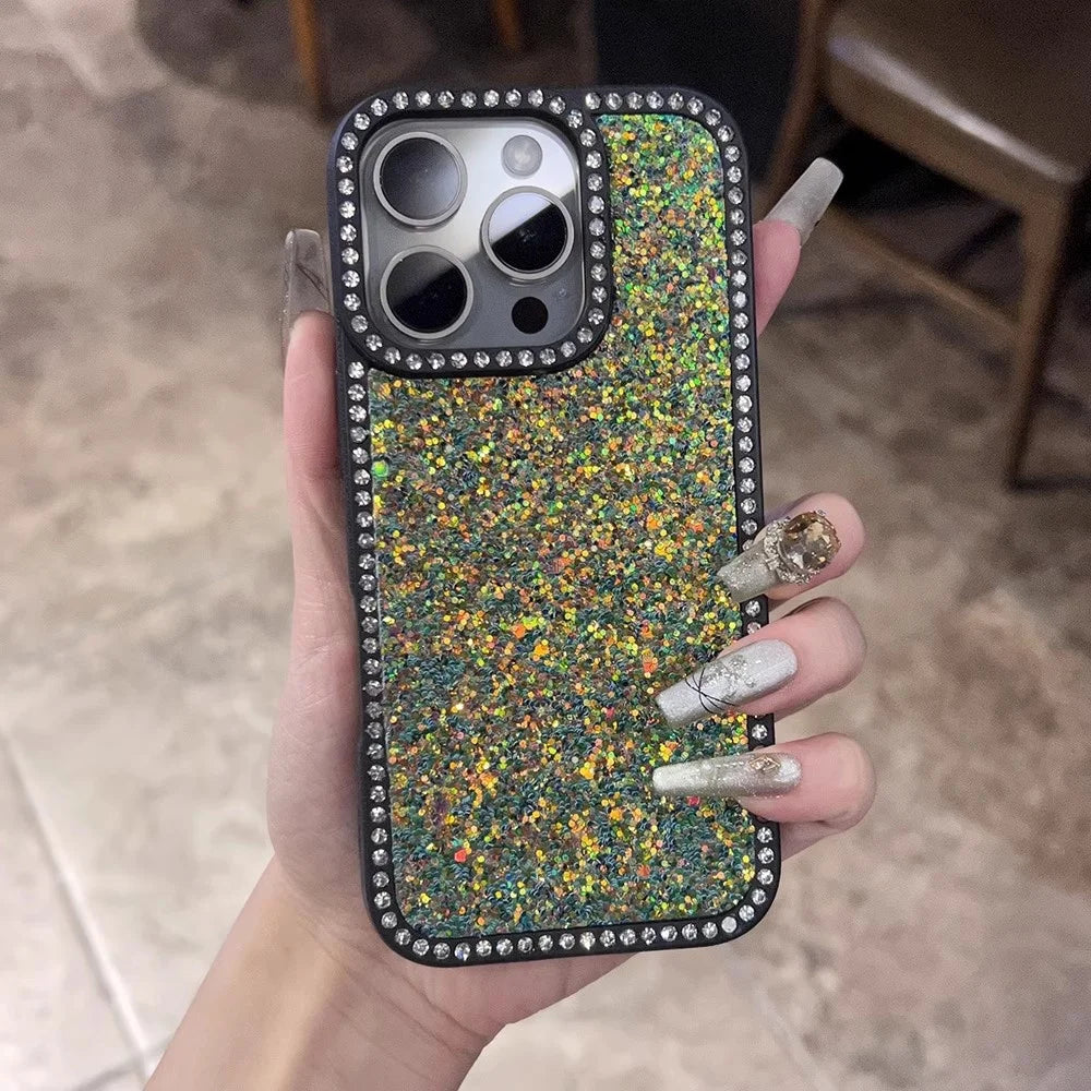 Glitter sequins diamond rhinestone shockproof soft cover - product image