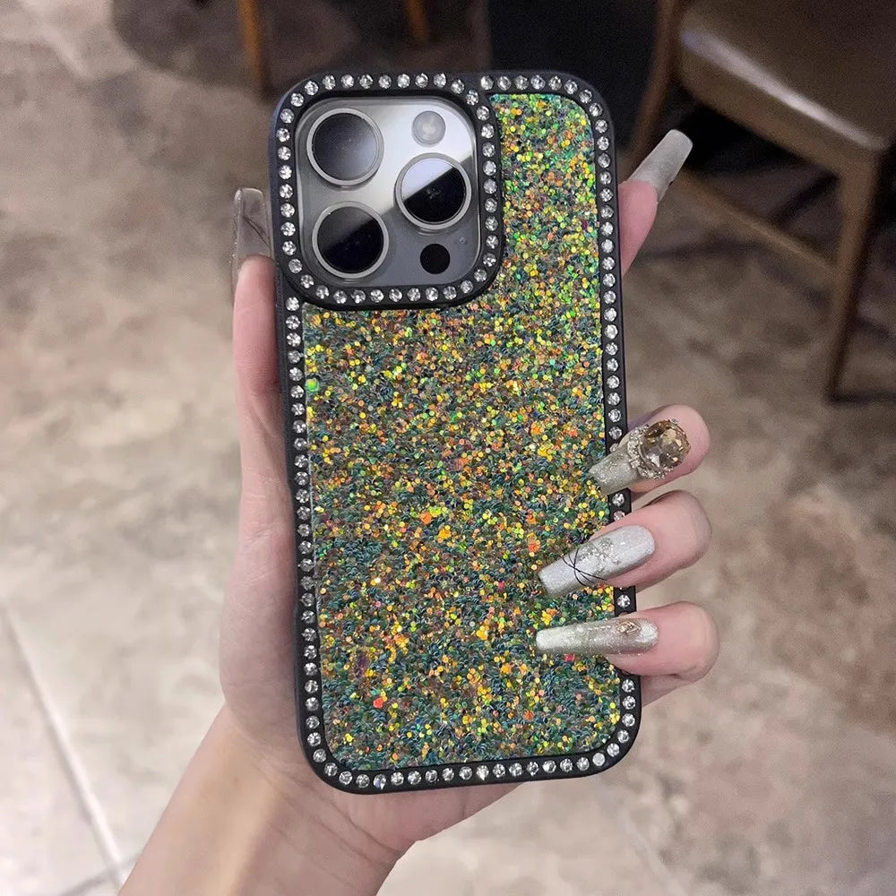 Glitter sequins diamond rhinestone shockproof soft cover - product image