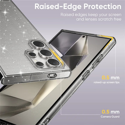 Glitter transparent acrylic shockproof hard case samsung - product image