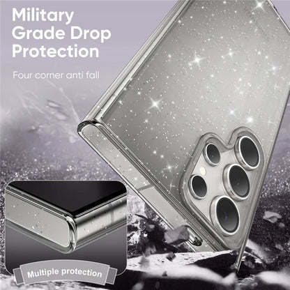 Glitter transparent acrylic shockproof hard case samsung - product image