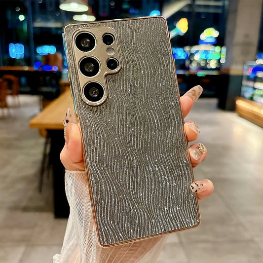 Glitter water ripple texture shockproof camera protective case - product image