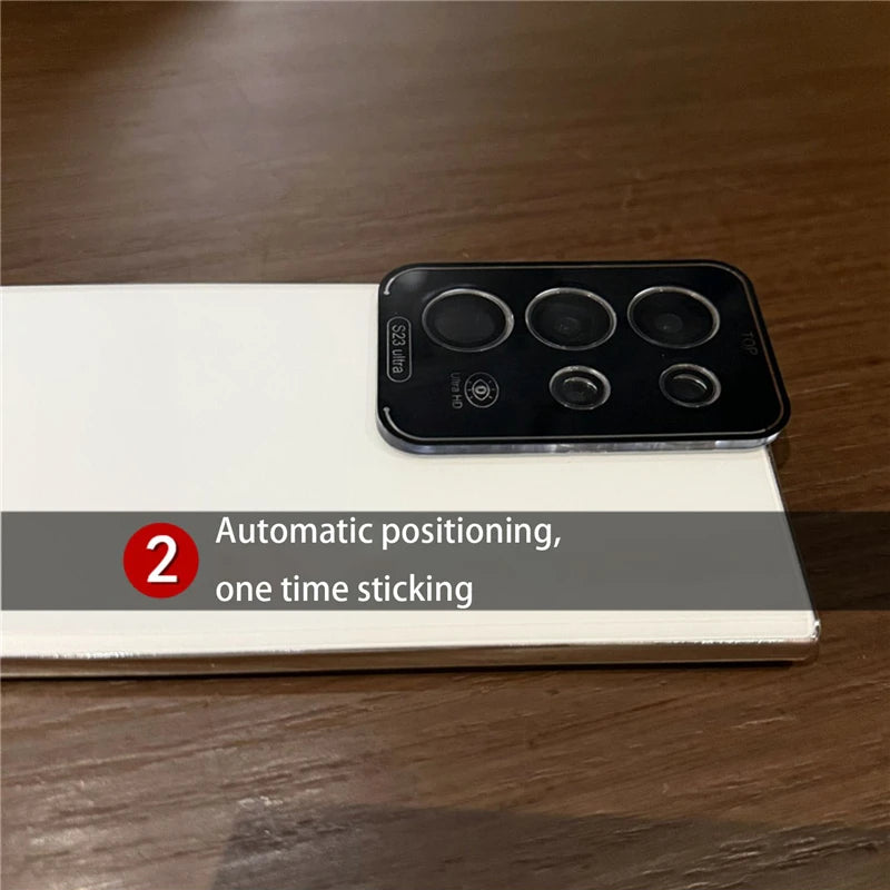 Gradient colorful tempered glass lens protection - product image