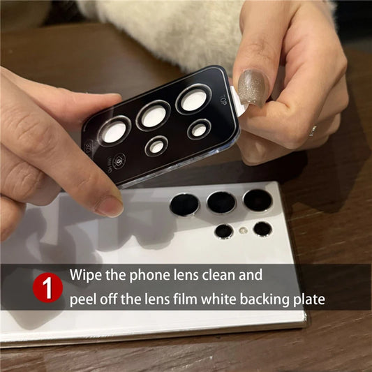 Gradient colorful tempered glass lens protection - product image