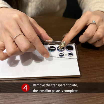 Gradient colorful tempered glass lens protection - product image