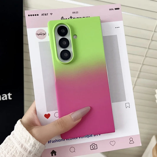 Gradient colorful ultra thin hard pc case samsung z fold - product image