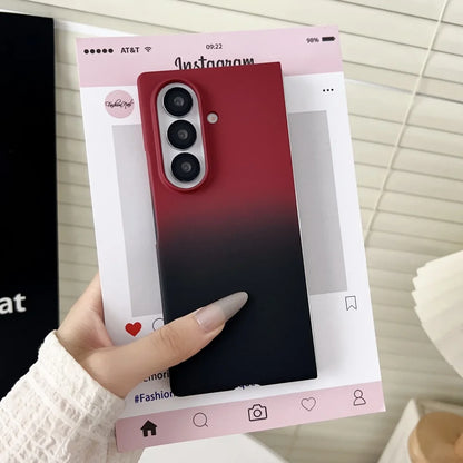 Gradient colorful ultra thin hard pc case samsung z fold - product image