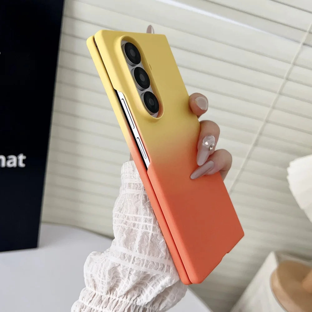 Gradient colorful ultra thin hard pc case samsung z fold - product image