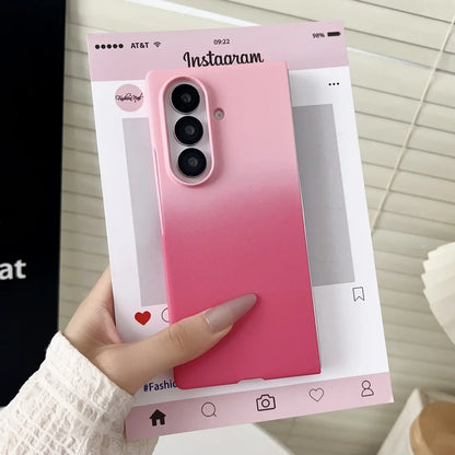 Gradient colorful ultra thin hard pc case samsung z fold - product image