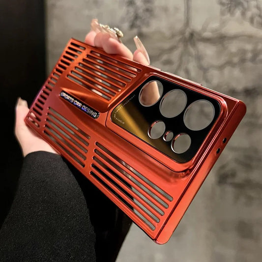 Heat dissipation breathable cooling shockproof bumper case samsung - product image