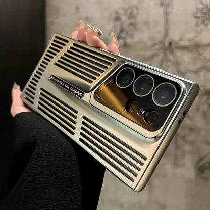 Heat dissipation breathable cooling shockproof bumper case samsung - product image