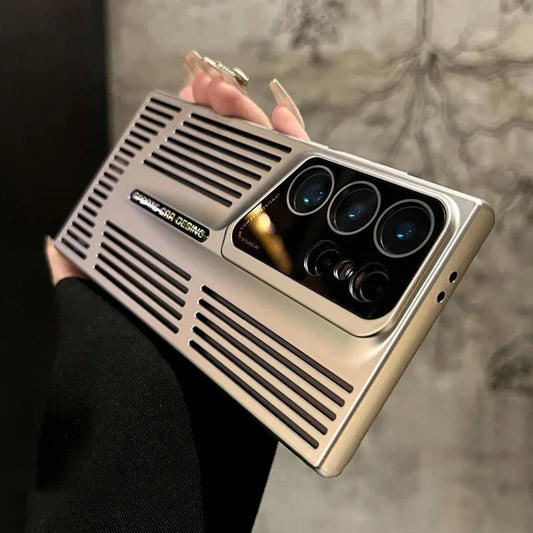 Heat dissipation breathable cooling shockproof bumper case samsung - product image