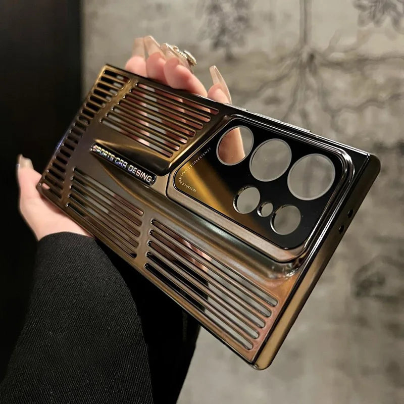 Heat dissipation breathable cooling shockproof bumper case samsung - product image