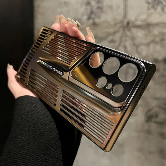 Heat dissipation breathable cooling shockproof bumper case samsung - product image