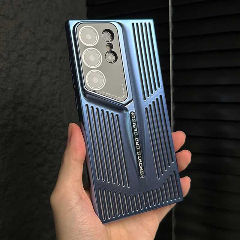 Heat dissipation breathable cooling shockproof bumper case samsung - product image