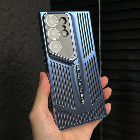 Heat dissipation breathable cooling shockproof bumper case samsung - product image