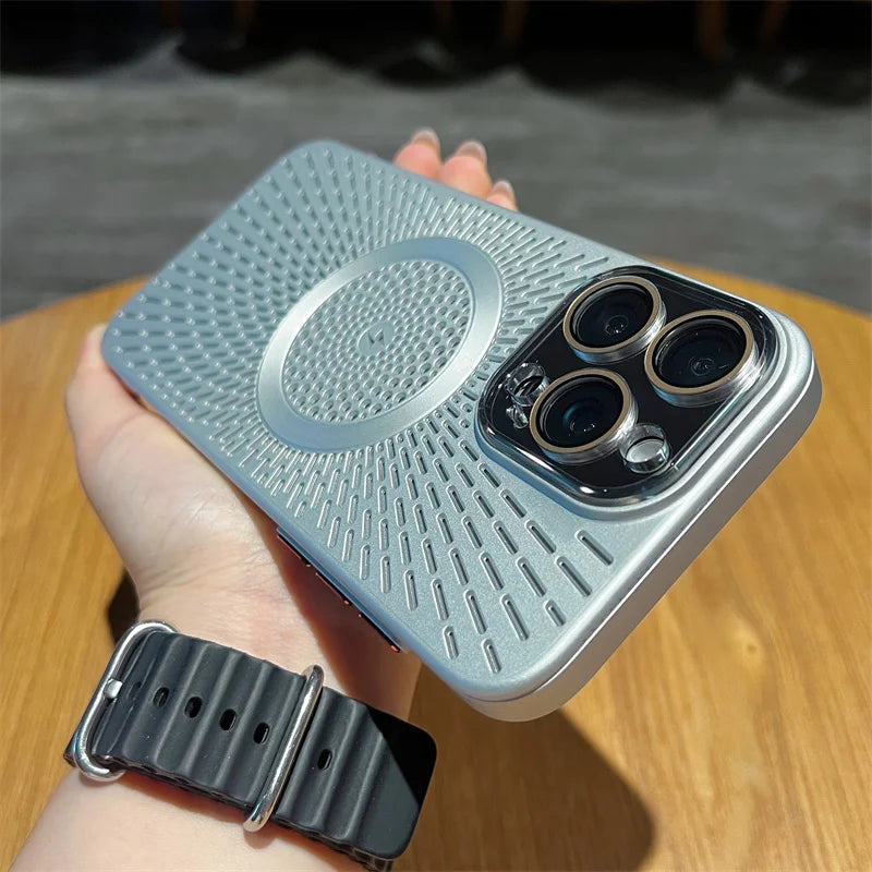 Heat dissipation mesh magnetic case - product image