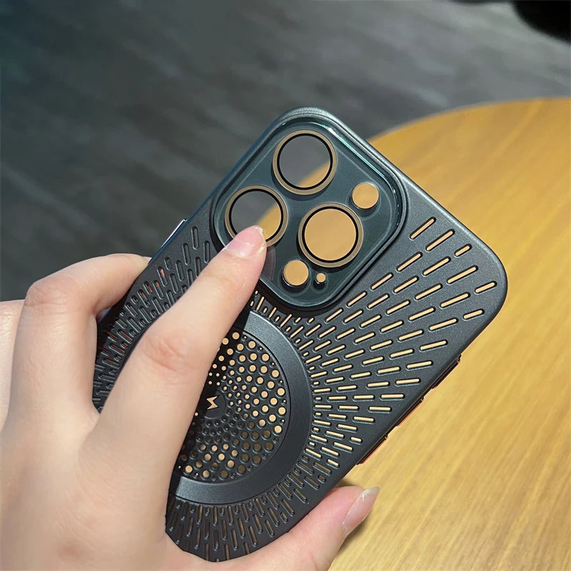 Heat dissipation mesh magnetic case - product image