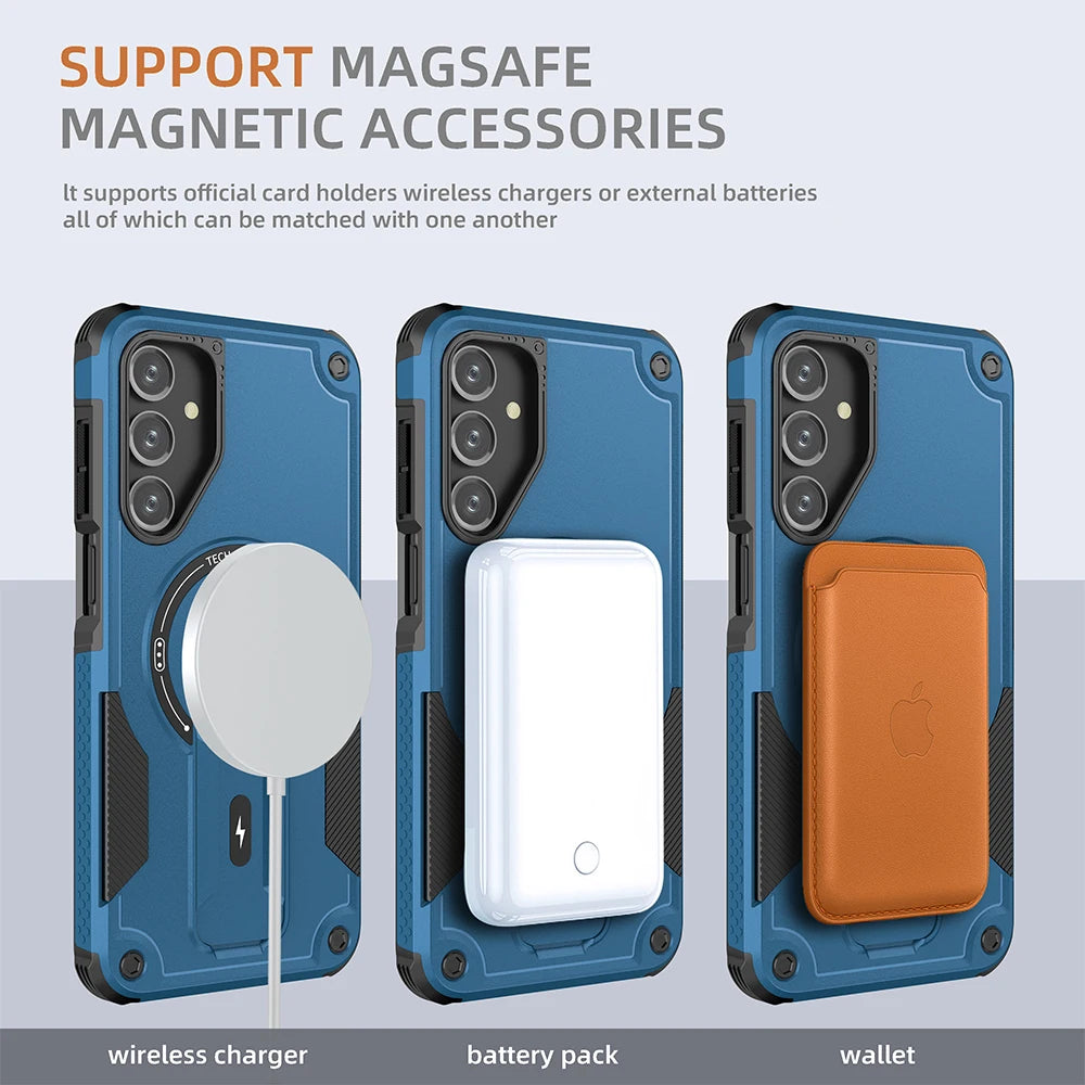 Invisible fold stand magnetic wireless case - product image