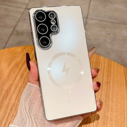 Laser matte magnetic wireless charging case - product image