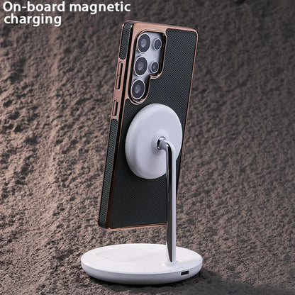 Leather magnetic cooling soft bumper shockproof case samsung - product image