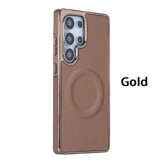 Leather magnetic cooling soft bumper shockproof case samsung - product image